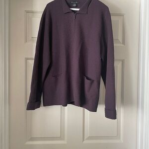 Women's Deep Purple Zip-Up Jacket